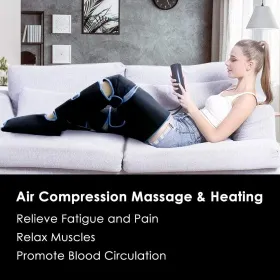 Компрессионный лимфодренажный массажер для ног (с прогревом колен) Beauty Star Air Max