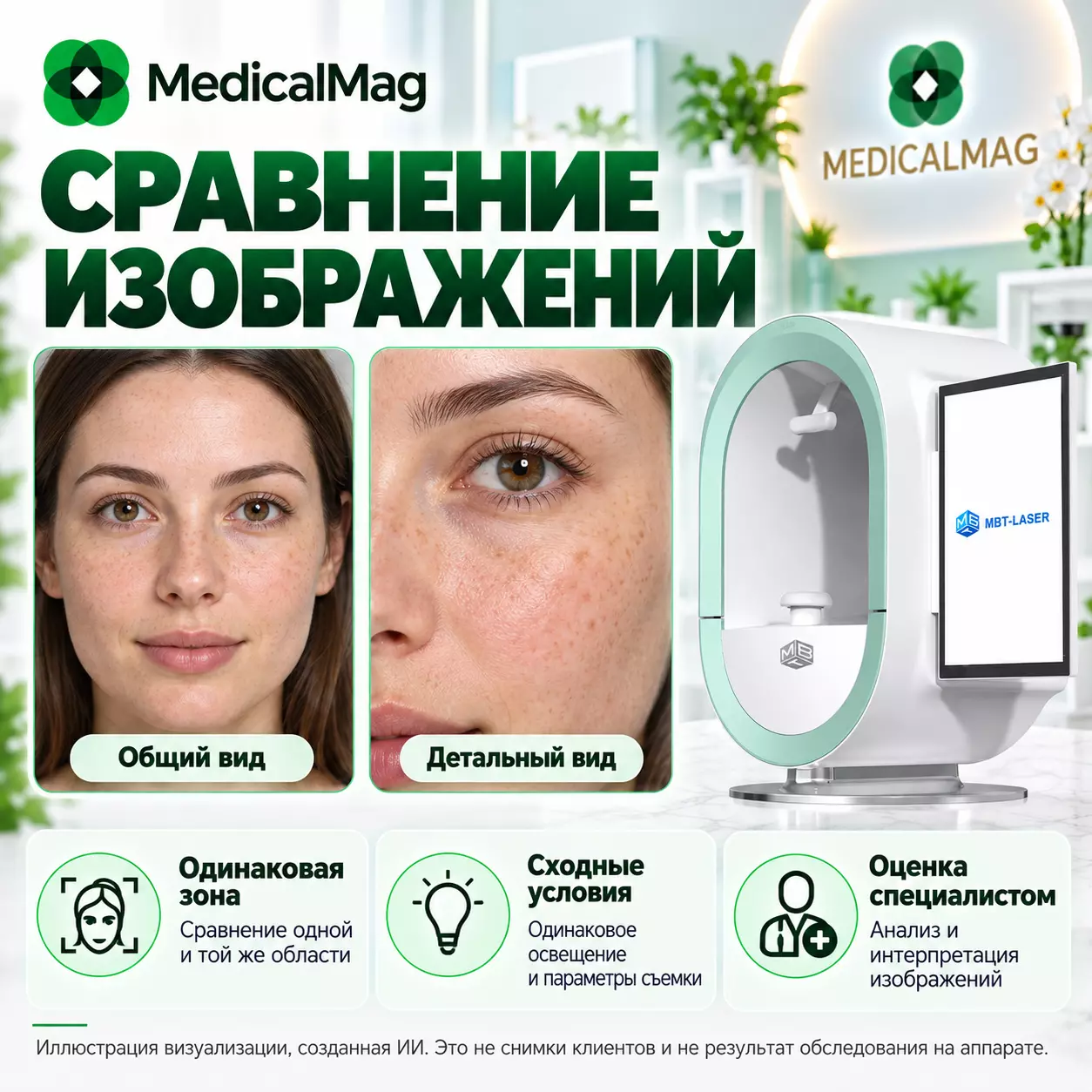 Анализатор кожи MBT SKIN ANALYZER