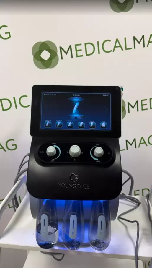 Аппарат косметический по уходу за кожей лица Bio Health 360 (гидропилинг, РФ, криомолот, УЗ лопатка, фонофорез)
