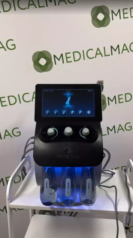 Аппарат косметический по уходу за кожей лица Bio Health 360 (гидропилинг, РФ, криомолот, УЗ лопатка, фонофорез)