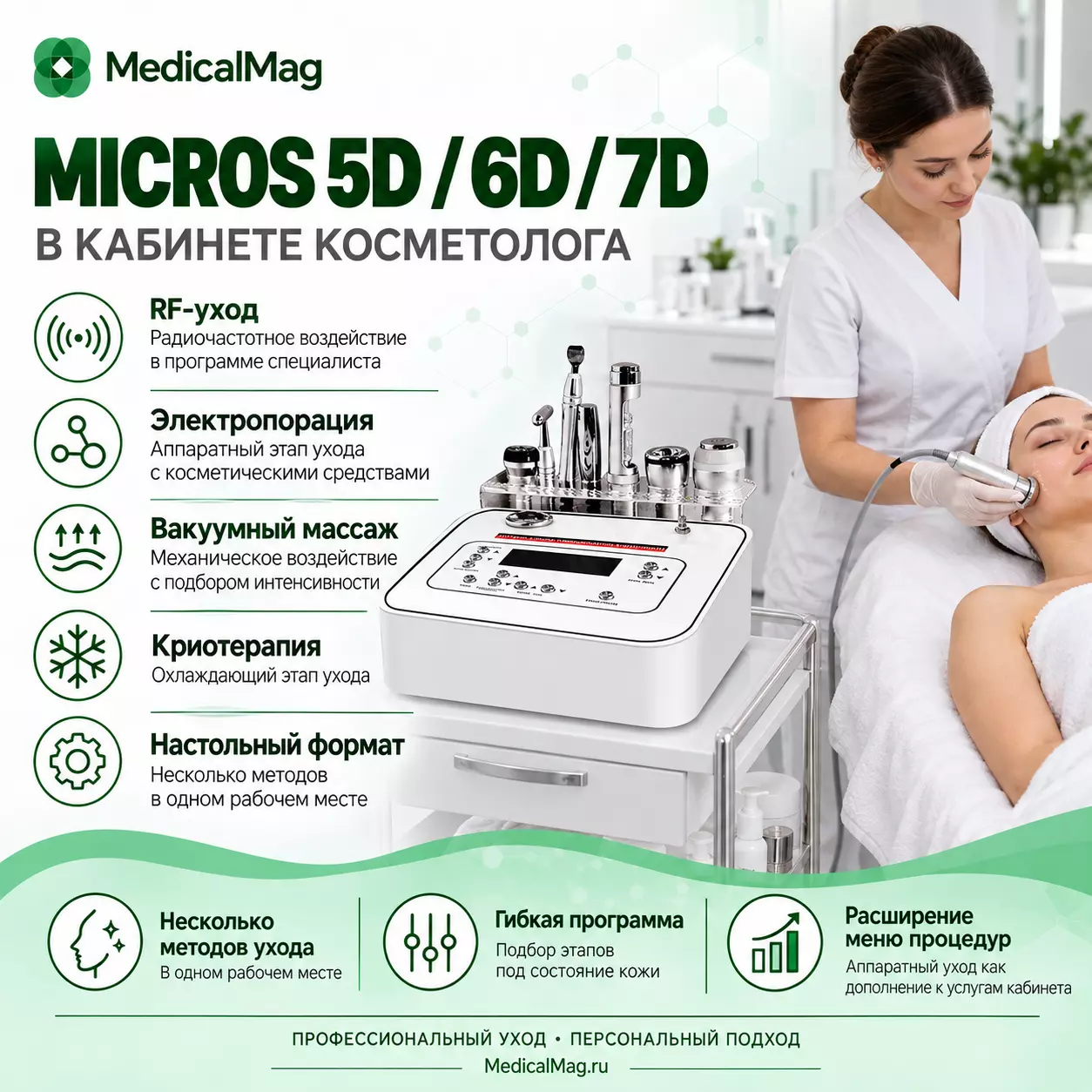 Косметический комбайн Micros 5D 6D 7D