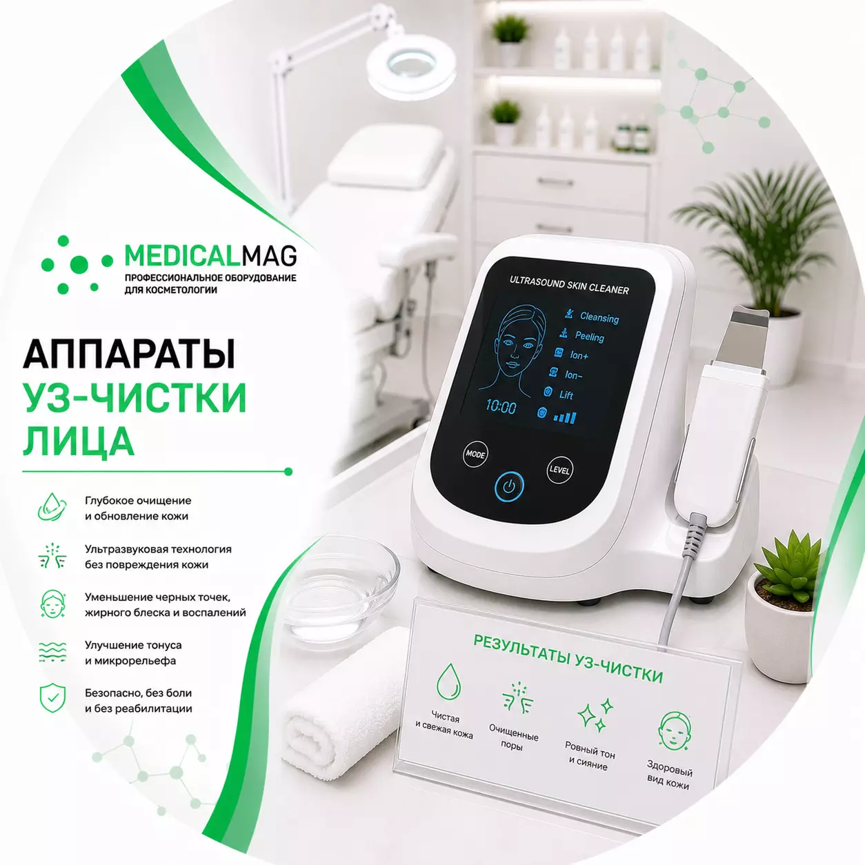 Аппараты УЗ чистки лица
