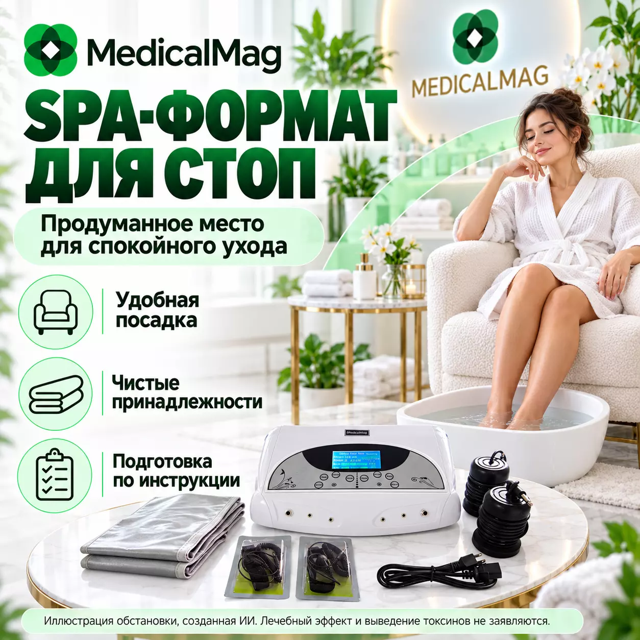 Аппарат для ионной детоксикации организма Ion Detox Foot Spa