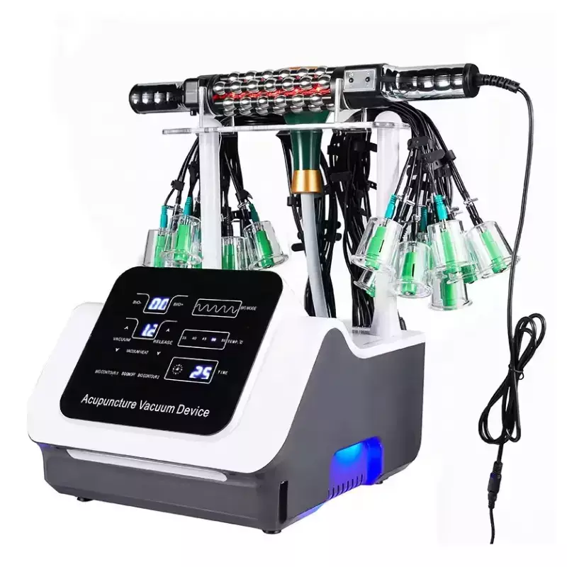 Лимфодренажный аппарат Accupuncture Vacuum 3 в 1: роликовый массаж + вакуумный массаж + вакуумно-баночный массаж