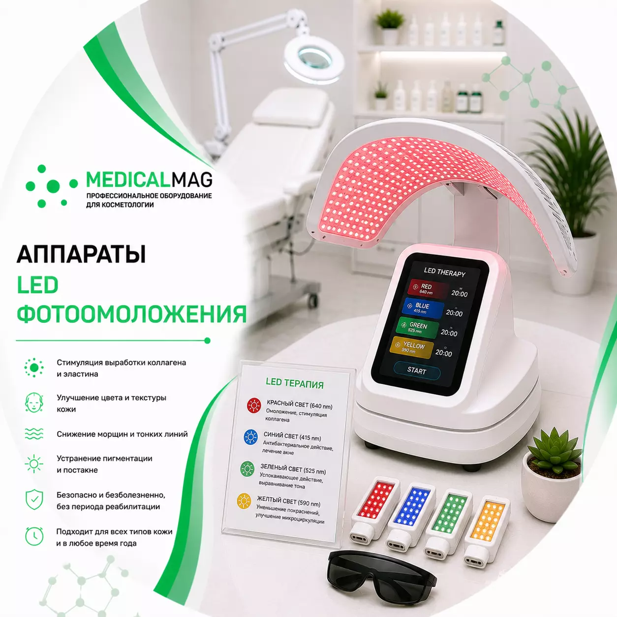 Аппараты LED фотоомоложения
