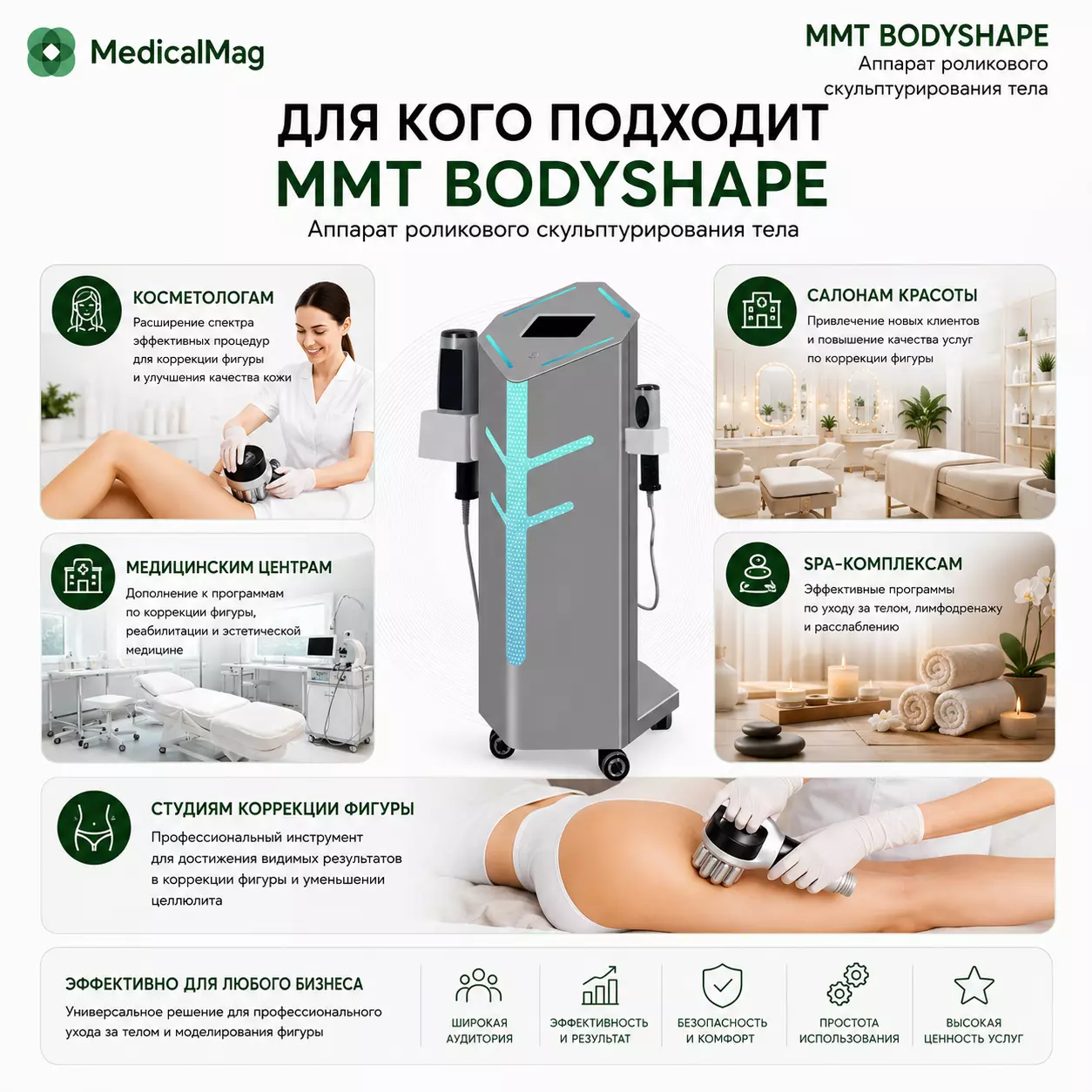 Аппарат роликового скульптурирования тела MMT BodyShape