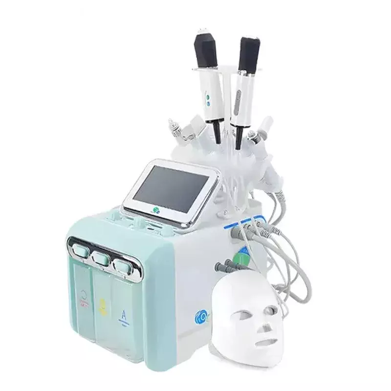Аппарат вакуумного и водородного гидропилинга  9в1 MMT H2O2 LED MASK + Carboxy CO2