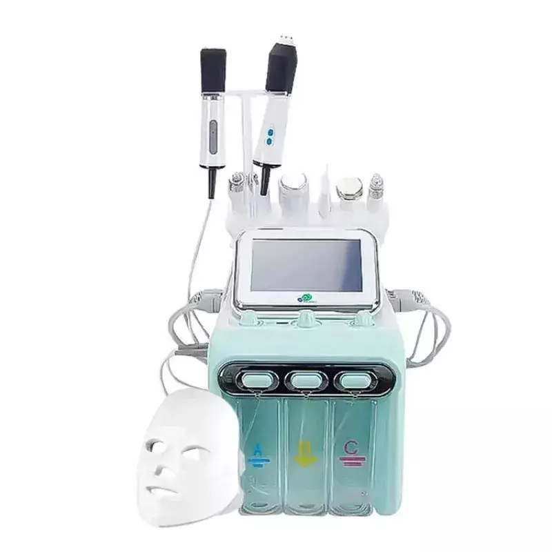 Аппарат вакуумного и водородного гидропилинга  9в1 MMT H2O2 LED MASK + Carboxy CO2