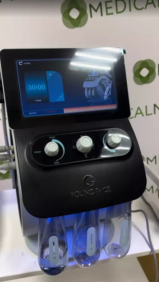 Аппарат косметический по уходу за кожей лица Bio Health 360 (гидропилинг, РФ, криомолот, УЗ лопатка, фонофорез)