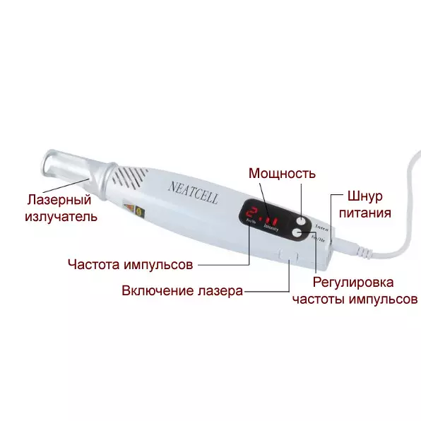 NEATCELL - пикосекундный аппарат для удаления татуировок, татуажа и кожных пигментаций (синий лазер)