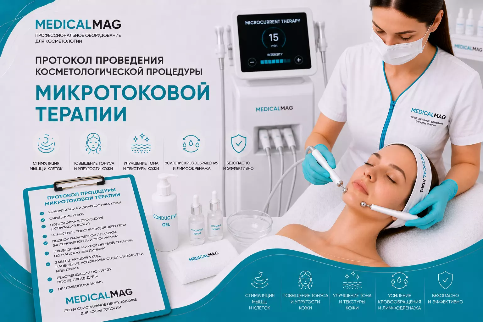 Протокол проведения косметологической процедуры микротоковой терапии  / Интернет-магазин MedicalMag.ru