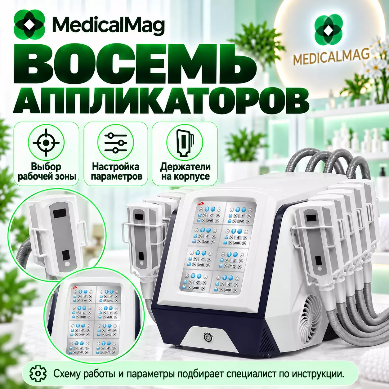 Аппарат неинвазивного криолиполиза SA-B51
