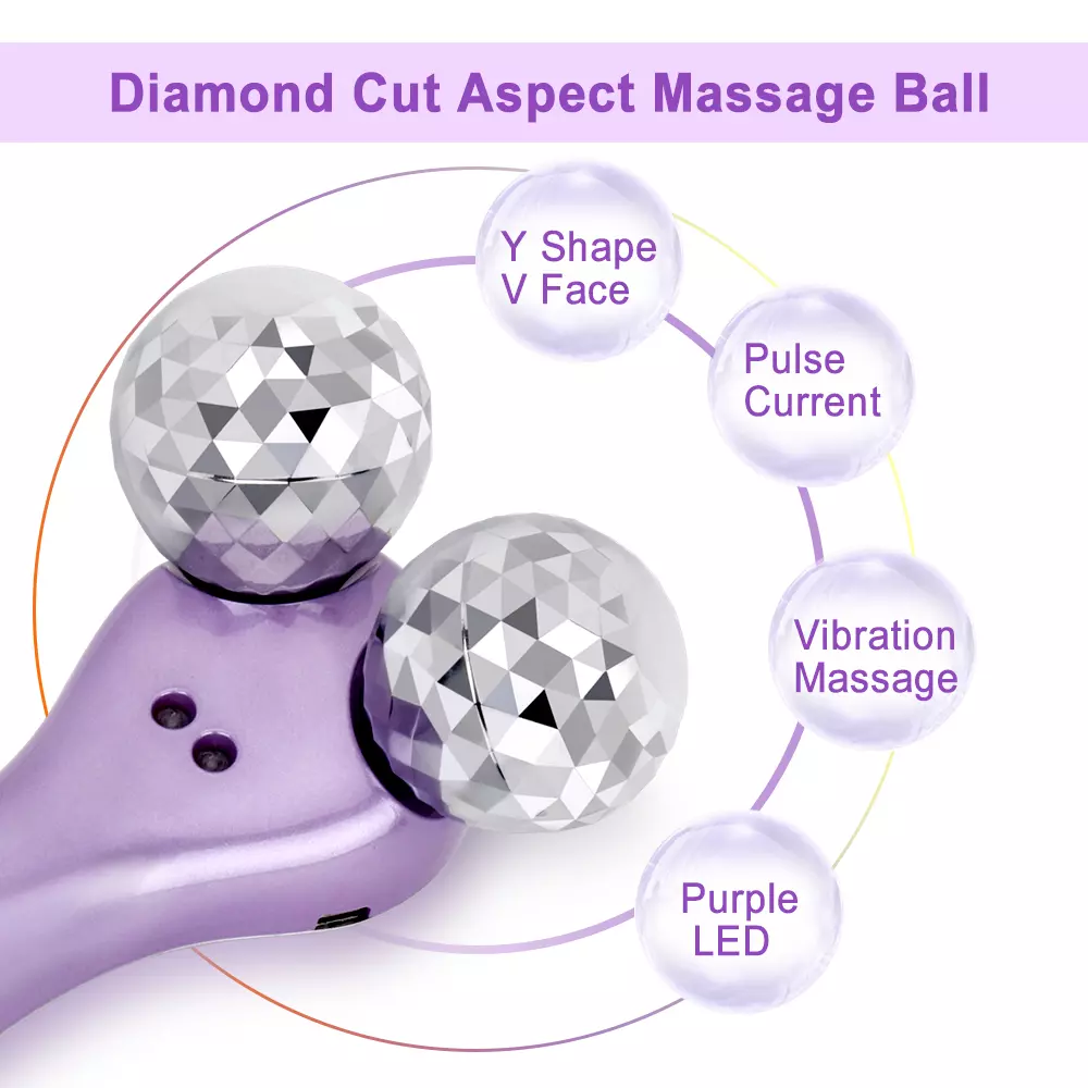 Аппарат для микротокового и роликового 4D массажа лица Beauty Star