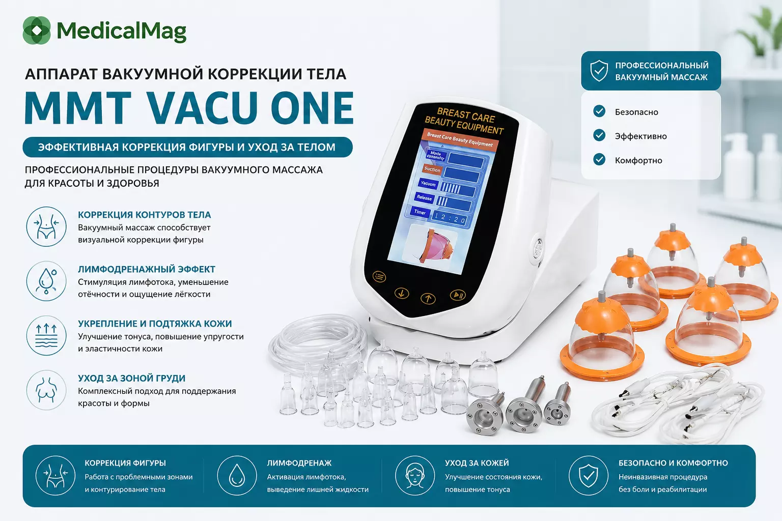 Аппарат вакуумной коррекции тела MMT Vacu One