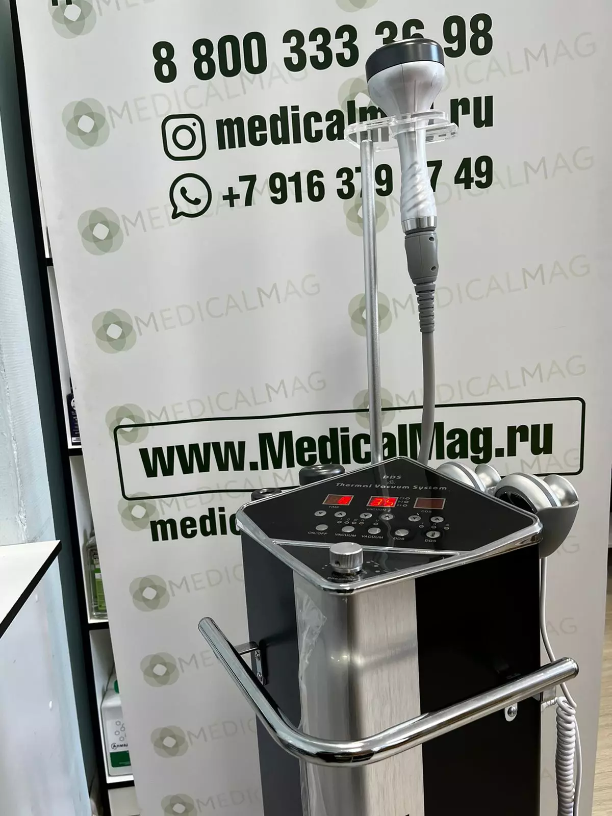 Аппарат коррекции фигуры 2в1: термо-вакуумный массаж и микротоковая терапия THERMAL VACUUM SYSTEM DDS-011