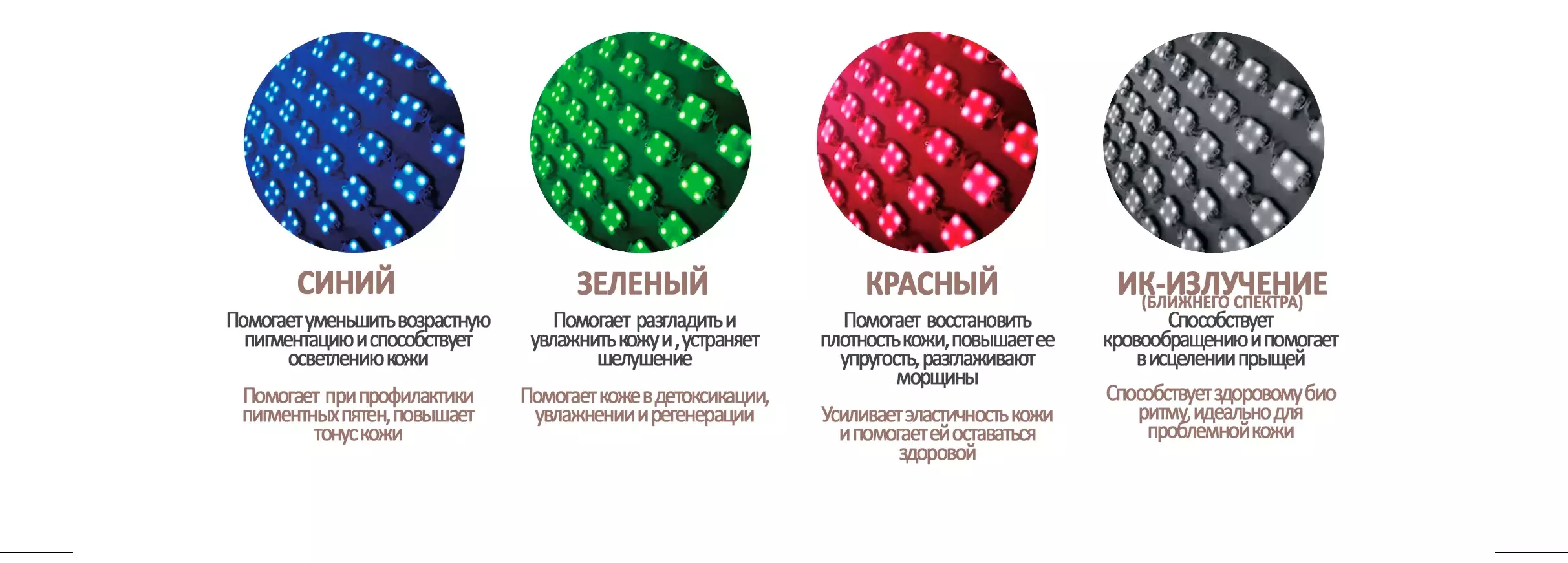 Светодиодная LED маска с функцией микротоков и накладкой для шеи