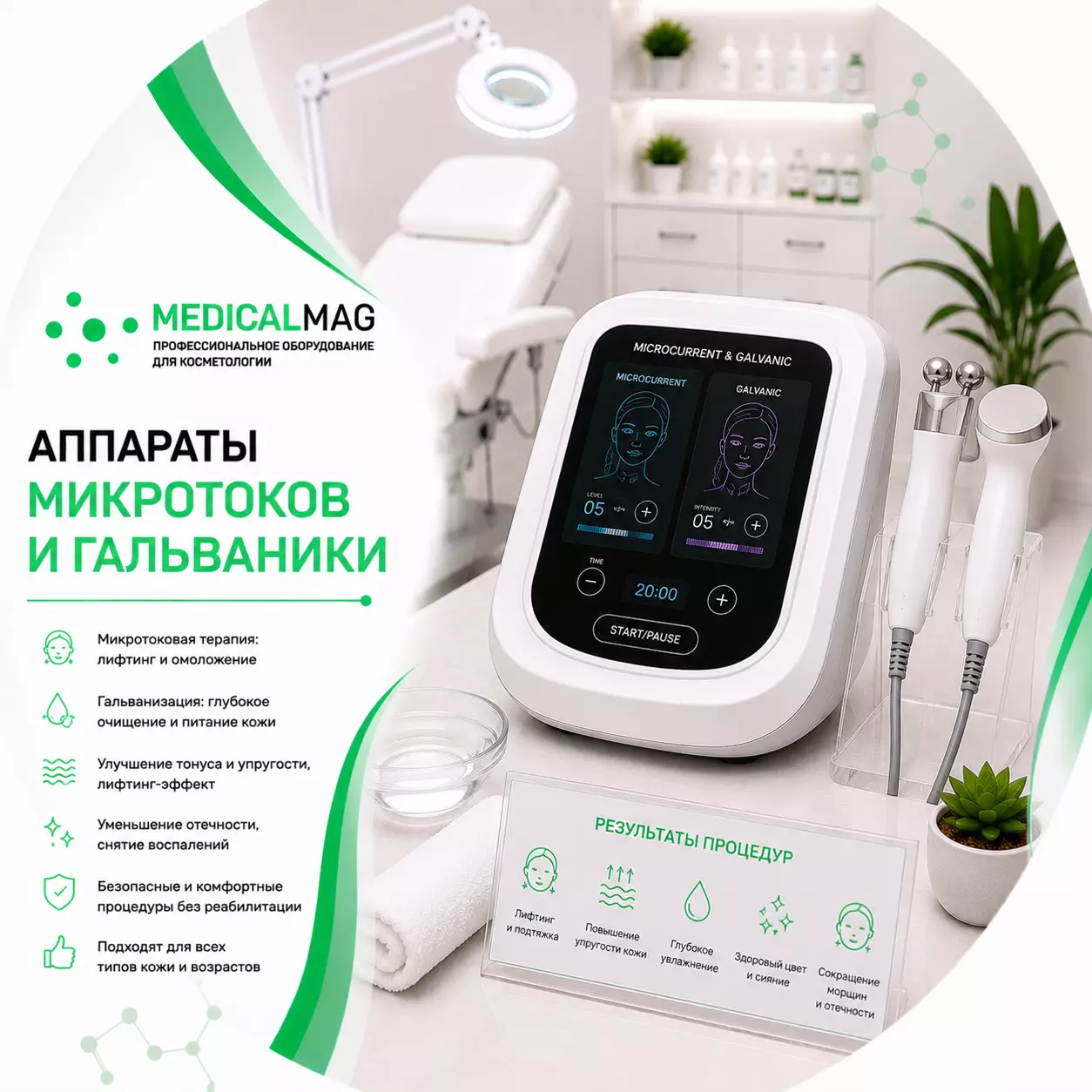 Аппараты микротоков и гальваники