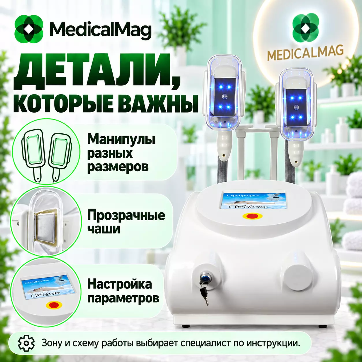 Аппарат для вакуумного криолиполиза RL-G03