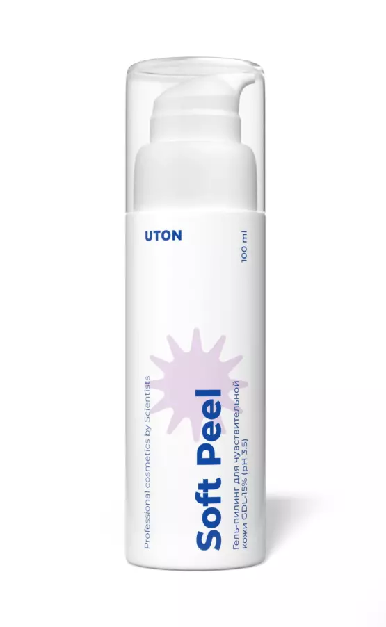 Гель-пилинг для чувствительной кожи GDL-15%(pH 3.5) Uton 30ml