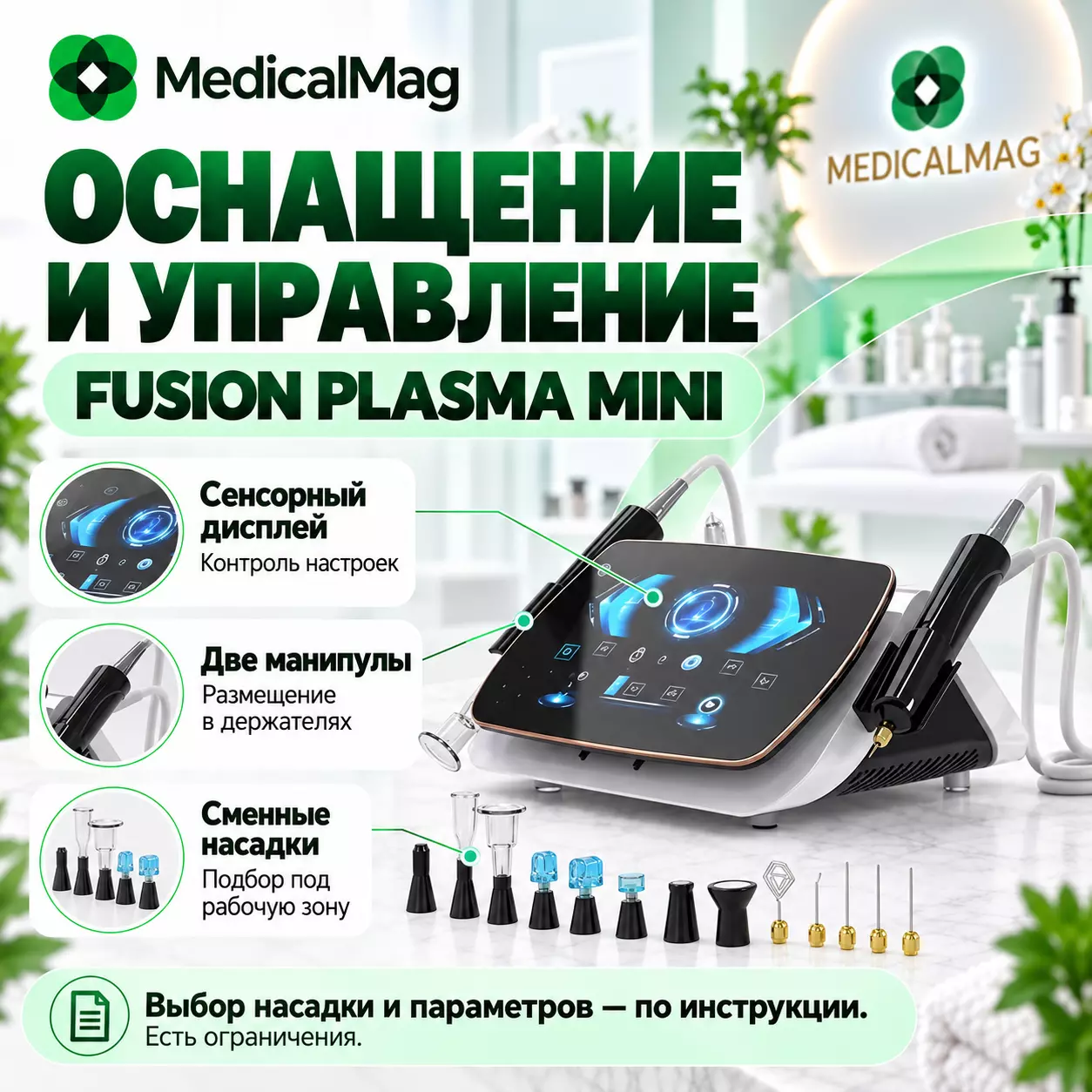 Косметологический аппарат холодной плазмы Fusion Plasma Mini (Cool Plasma mini)