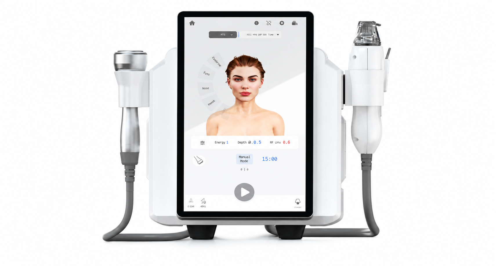 Аппарат микроигольчатого RF +  холод + анализатор UNT Tech MicroNeedle Pro 2