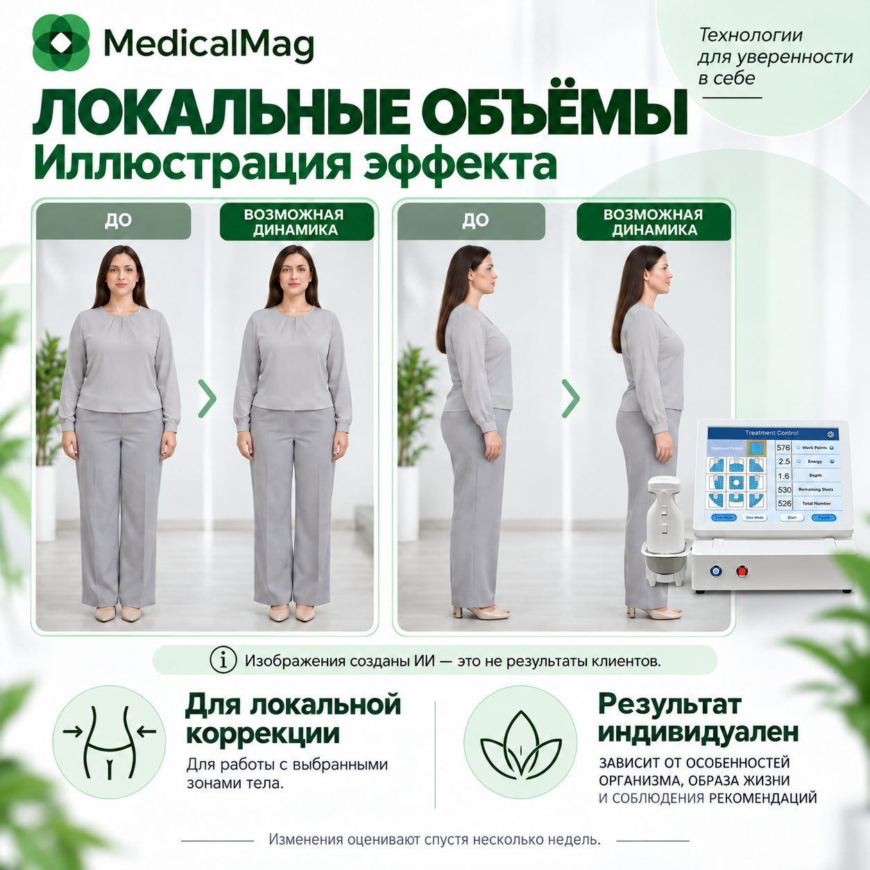 Аппарат ультразвукового липолиза Liposonix - Липосоникс (комплектация 2 картриджа)