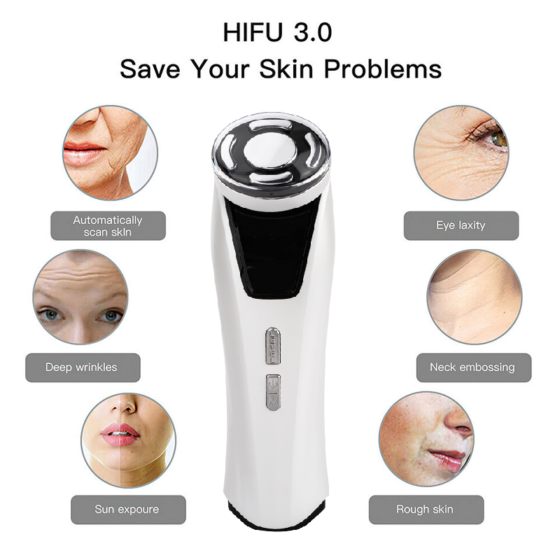 Массажер для лица 5в1 BeautyStar HIFU 3.0 (HIFU, RF, EMS, LED, УЗ) Белый