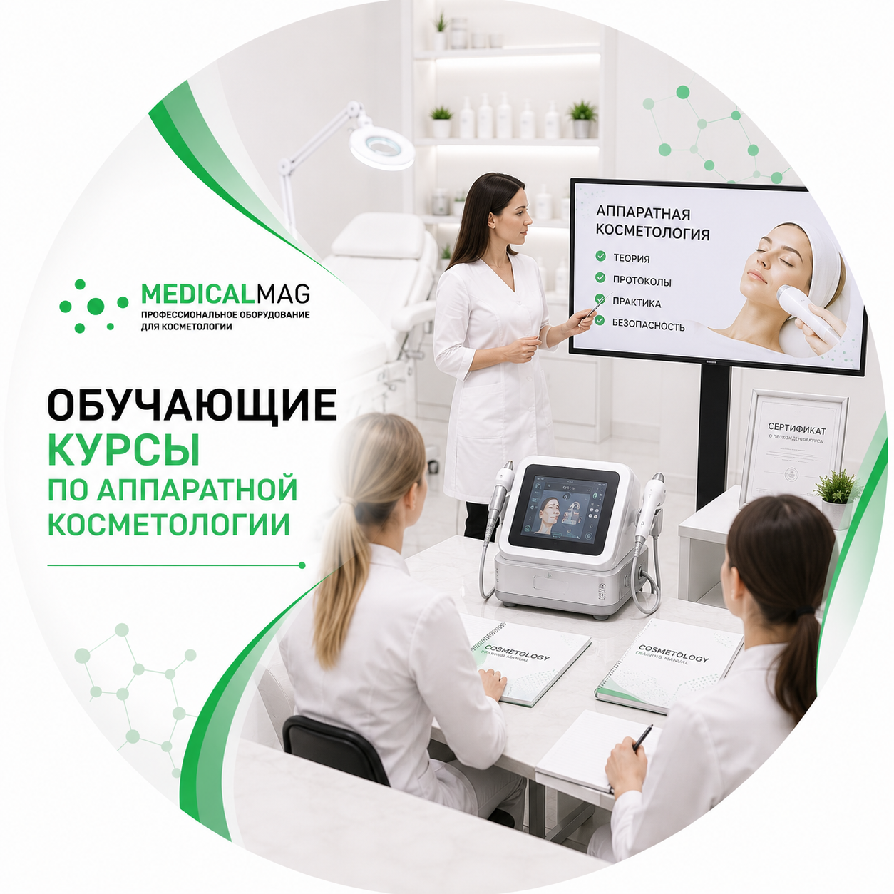 Обучающие курсы по аппаратной косметологии