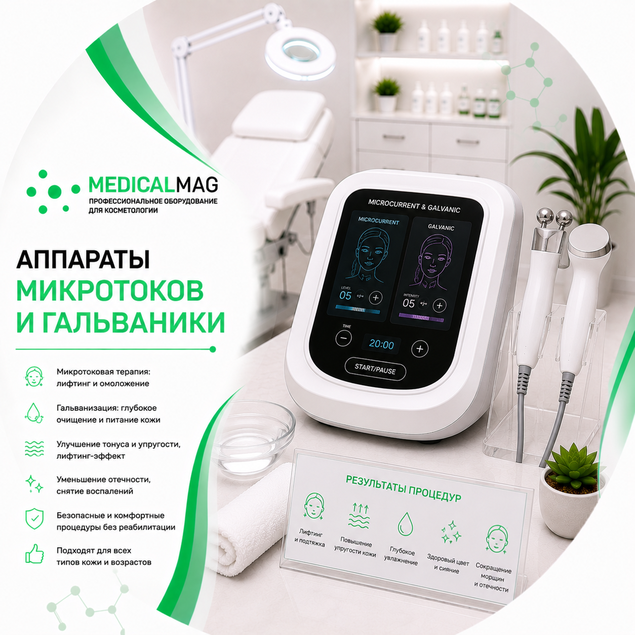 Аппараты микротоков и гальваники